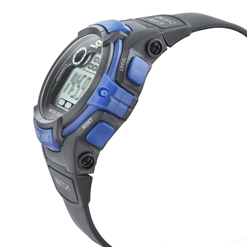 Sonata SF Digital Dial Black PU Strap Watch for Men Style NU77110PP03 image 3