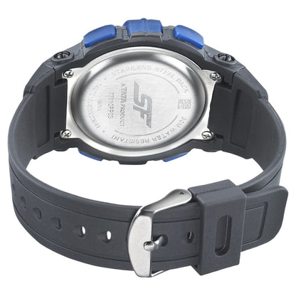Sonata SF Digital Dial Black PU Strap Watch for Men Style NU77110PP03 image 4