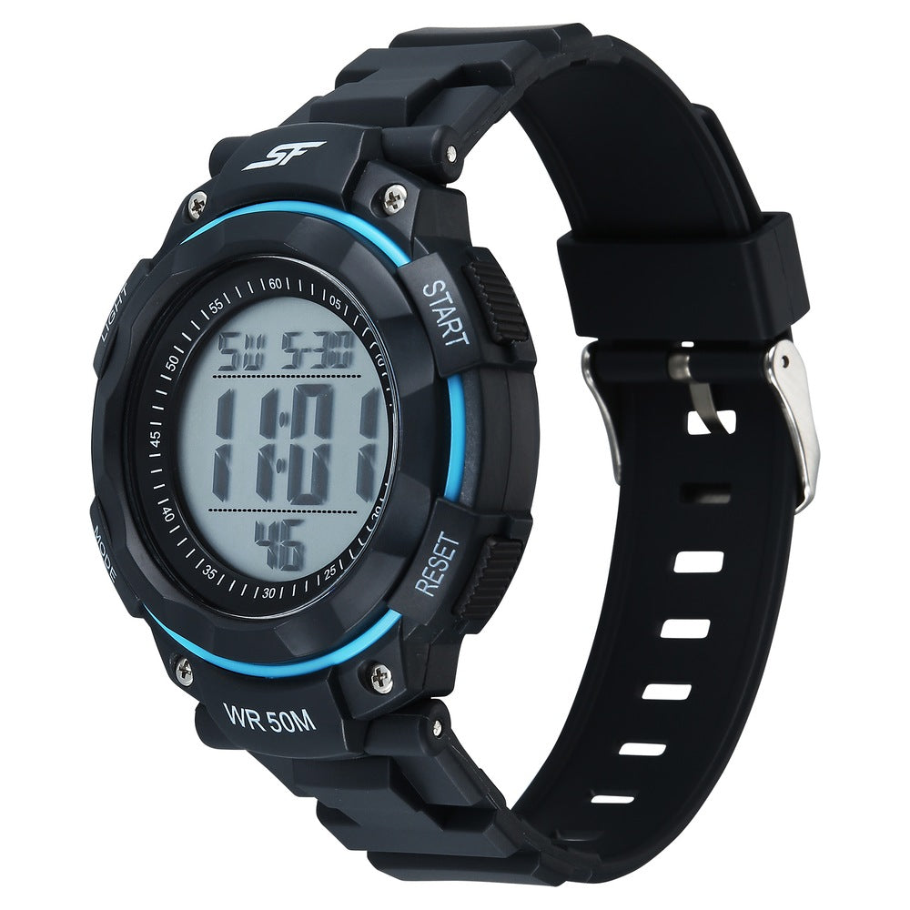 Sonata SF Digitals Digital Dial Black Strap Watch For Men image 2