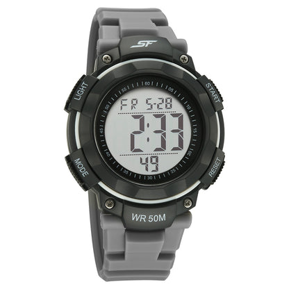Sonata SF Digitals Digital Dial Grey Strap Watch For Men image 1