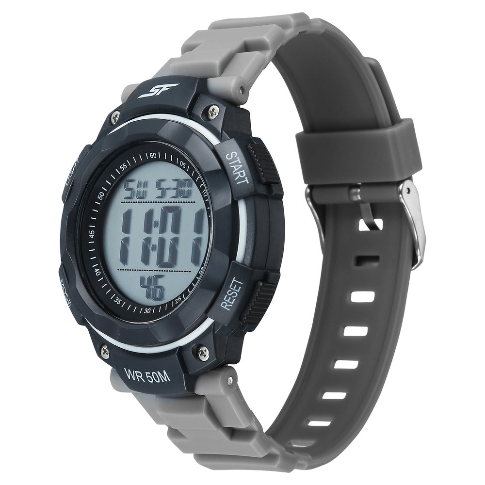 Sonata SF Digitals Digital Dial Grey Strap Watch For Men image 2