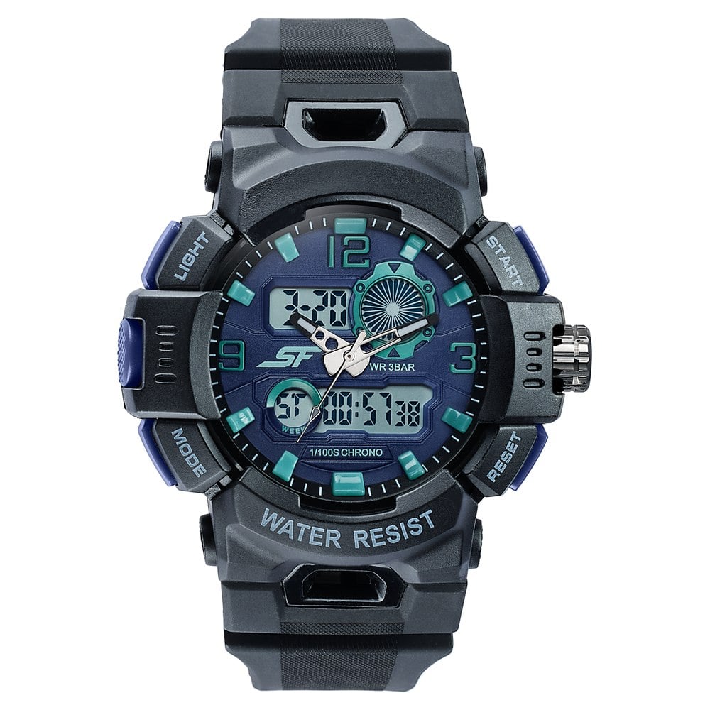 Sonata SF Ignite Black Blaze Anadigi Watch image 1
