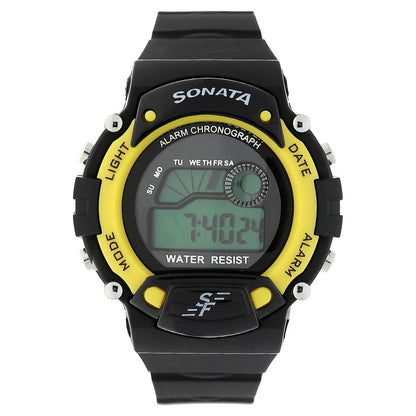 Sonata SF Digital Dial Plastic Strap Watch for Men Style NU7982PP01 image 1