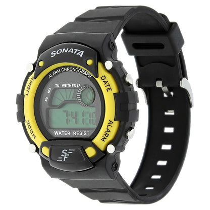 Sonata SF Digital Dial Plastic Strap Watch for Men Style NU7982PP01 image 2