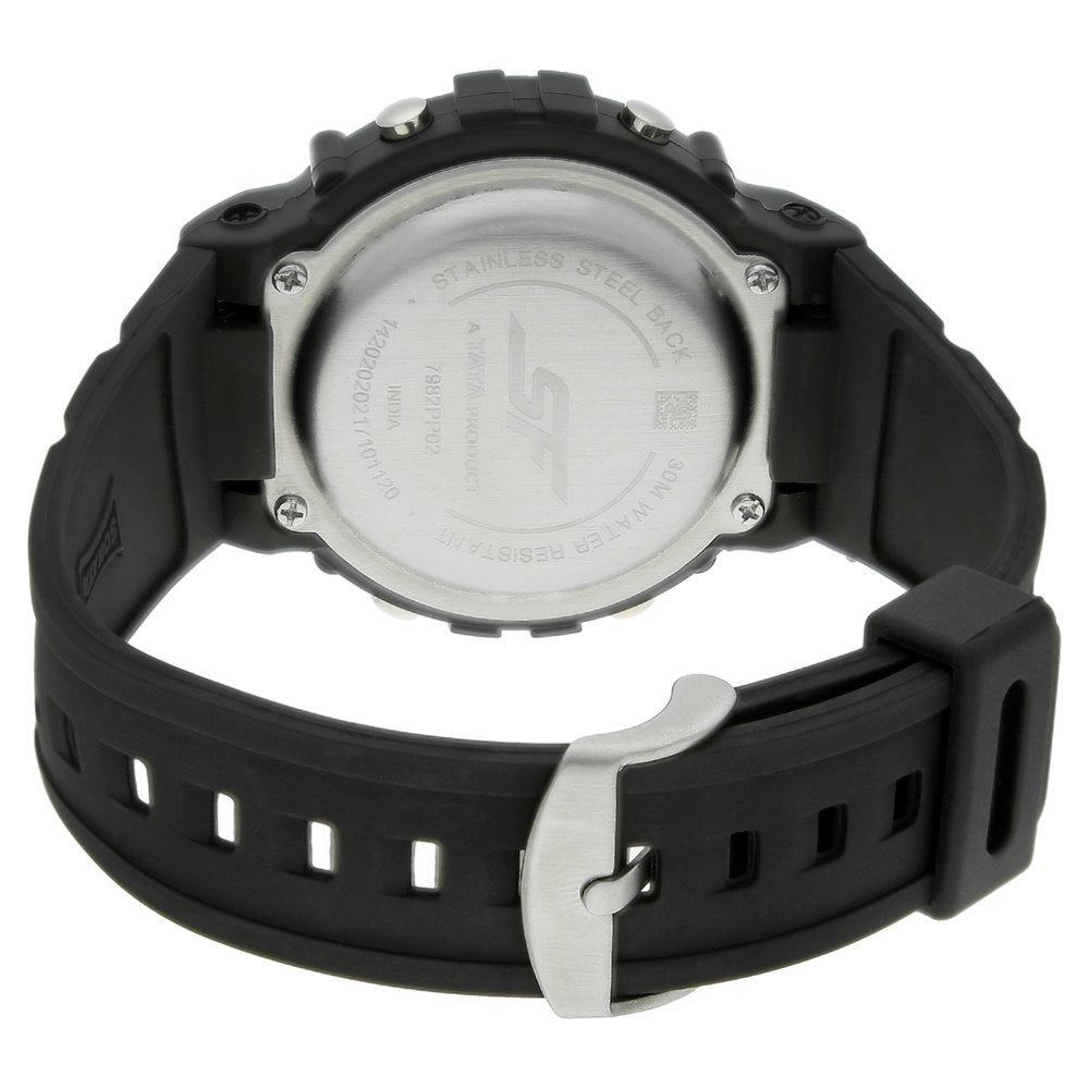 Sonata SF Digital Dial Plastic Strap Watch for Men Style NU7982PP02 image 4