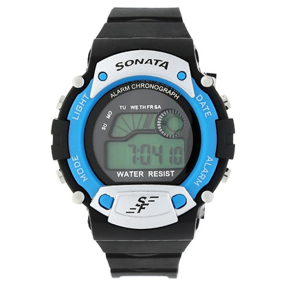 Sonata SF Digital Dial Plastic Strap Watch for Men Style NU7982PP04 image 1