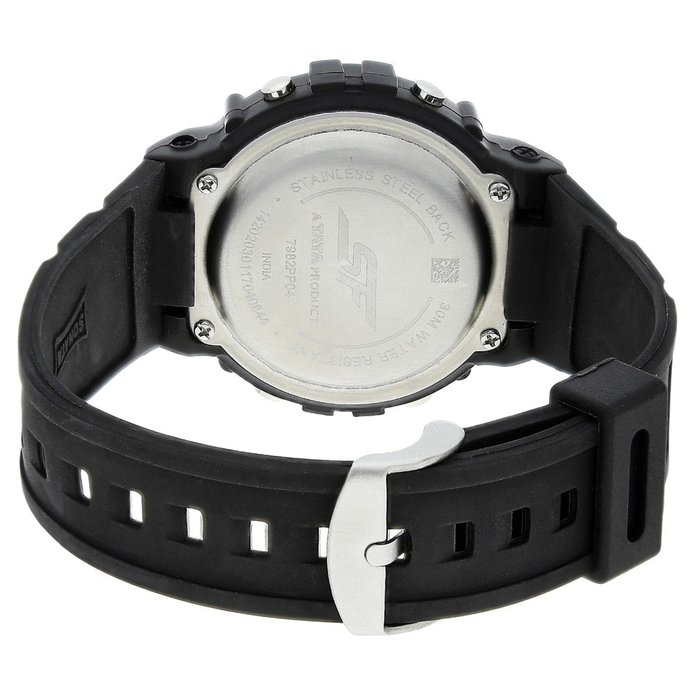 Sonata SF Digital Dial Plastic Strap Watch for Men Style NU7982PP04 image 4
