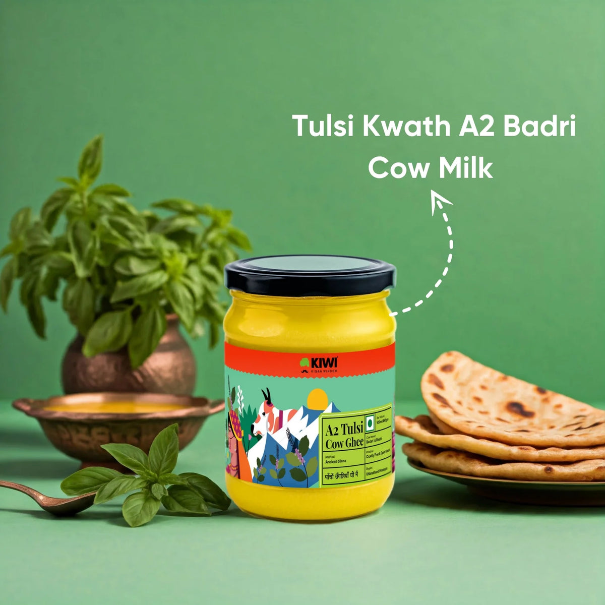 Kiwi Tulsi Cow Ghee