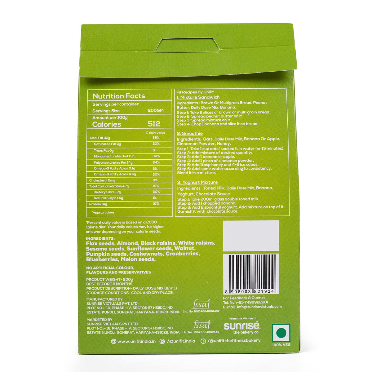 UNIFIT 12 in 1 Daily Dose Mix