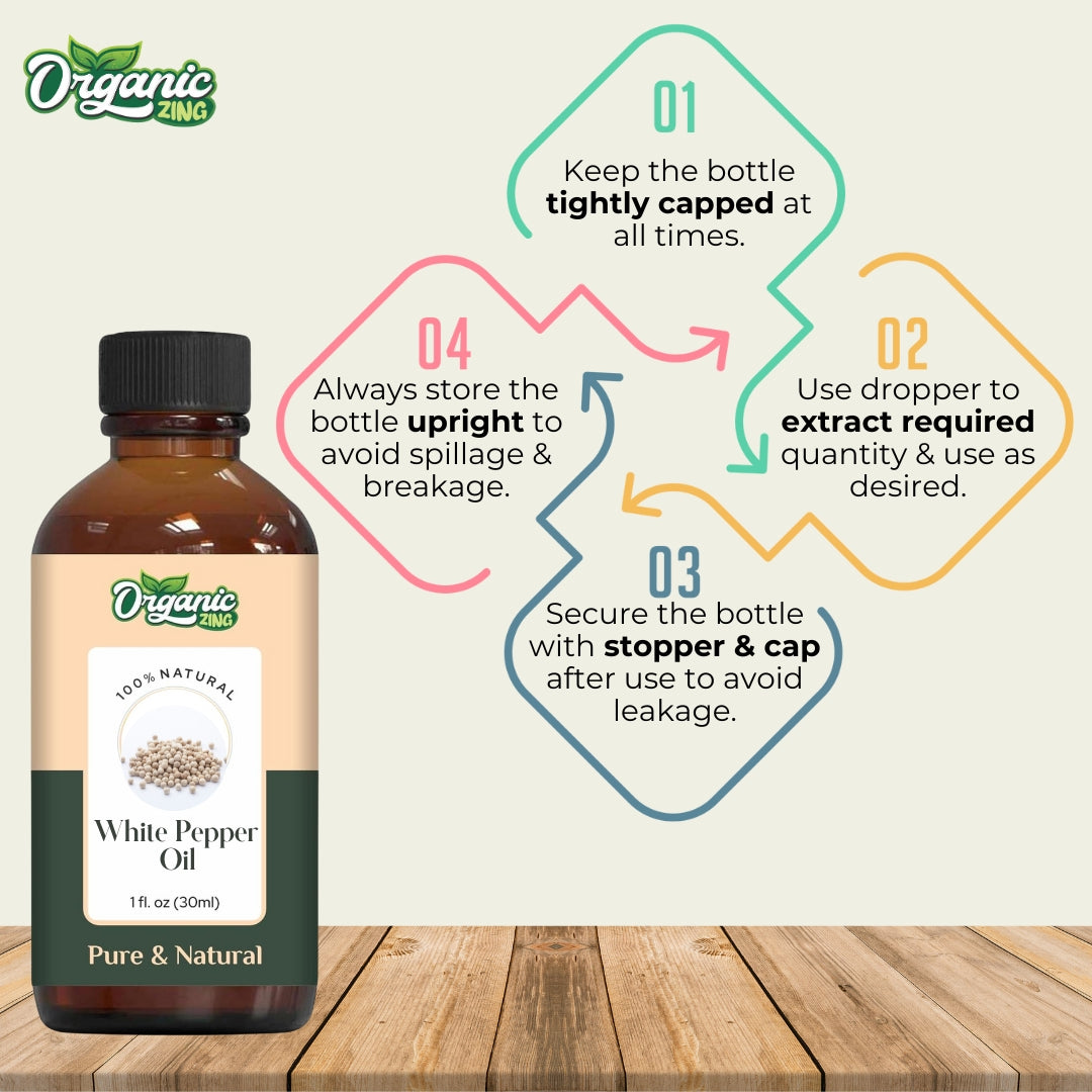Organic Zing White Pepper Oil