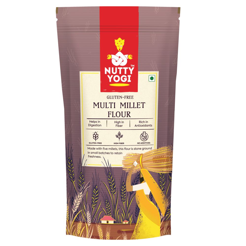 Nutty Yogi Gluten Free Multi Millet Atta