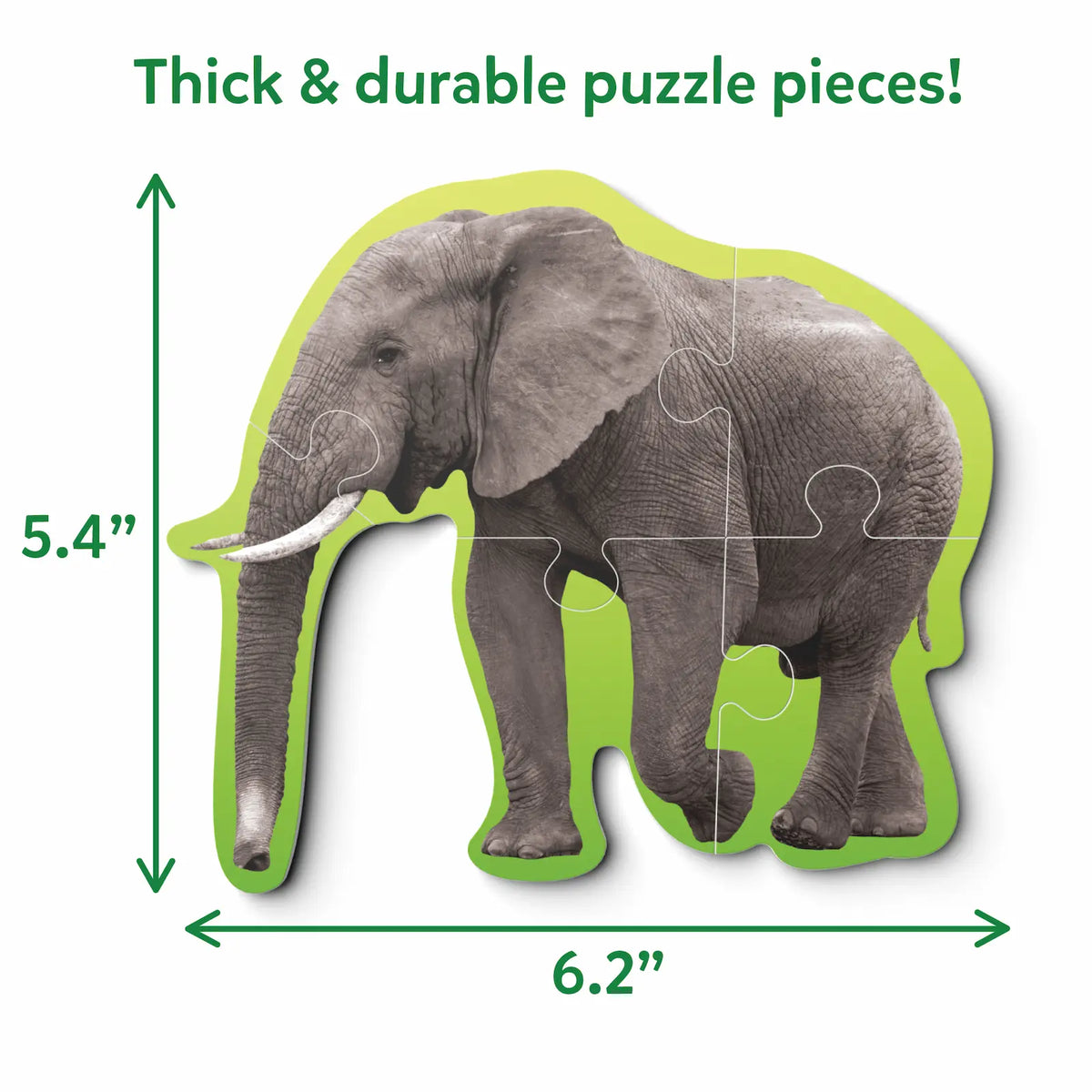 Skillmatics Step By Step Puzzle Wild Animals Ages 3 and Up