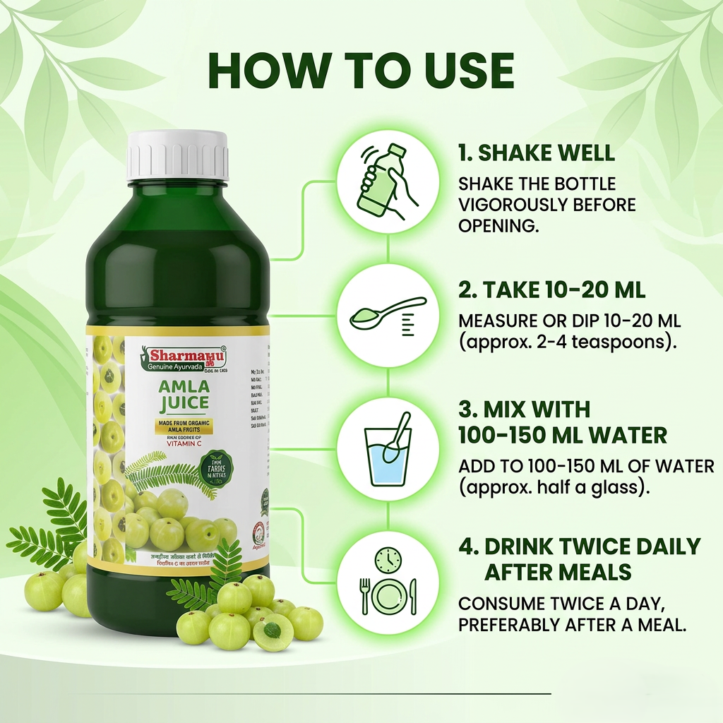Sharmayu Ayurveda Amla Juice - view 6