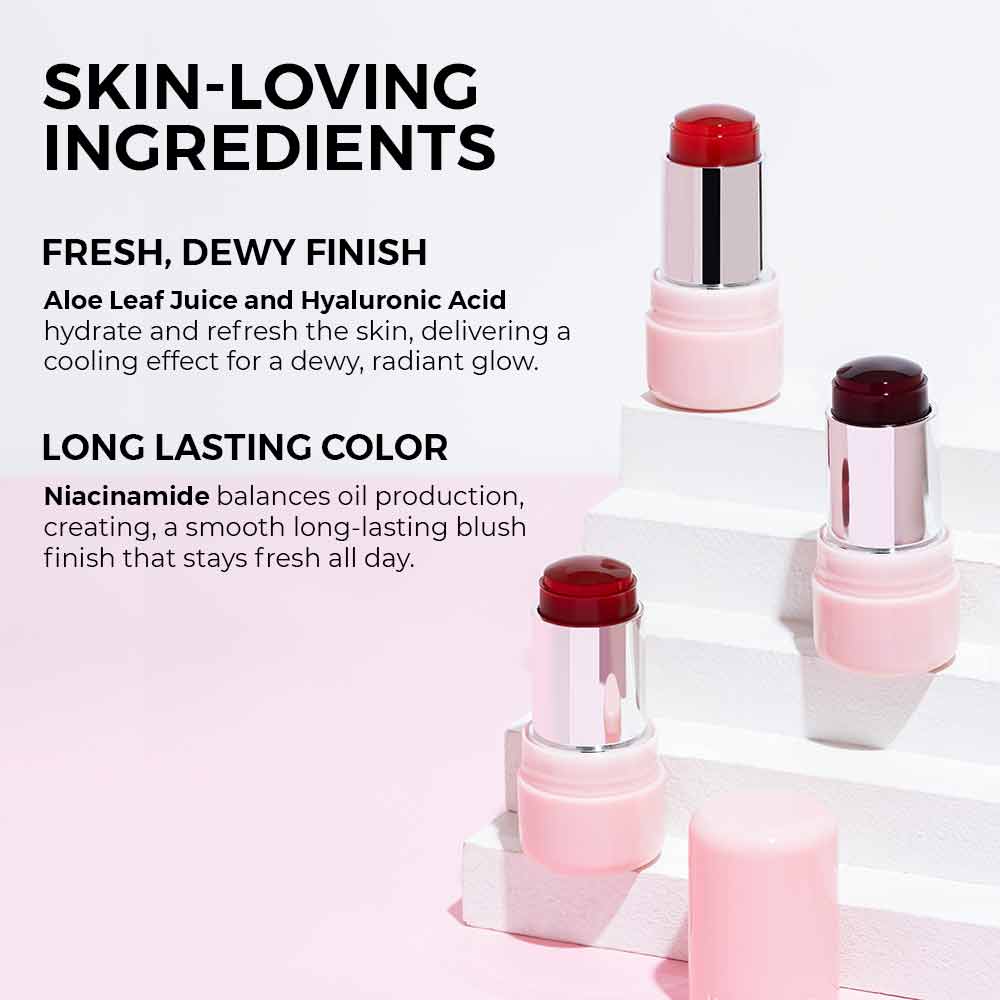 Praush Juicy Jelly Tint - For Cheeks And Lips