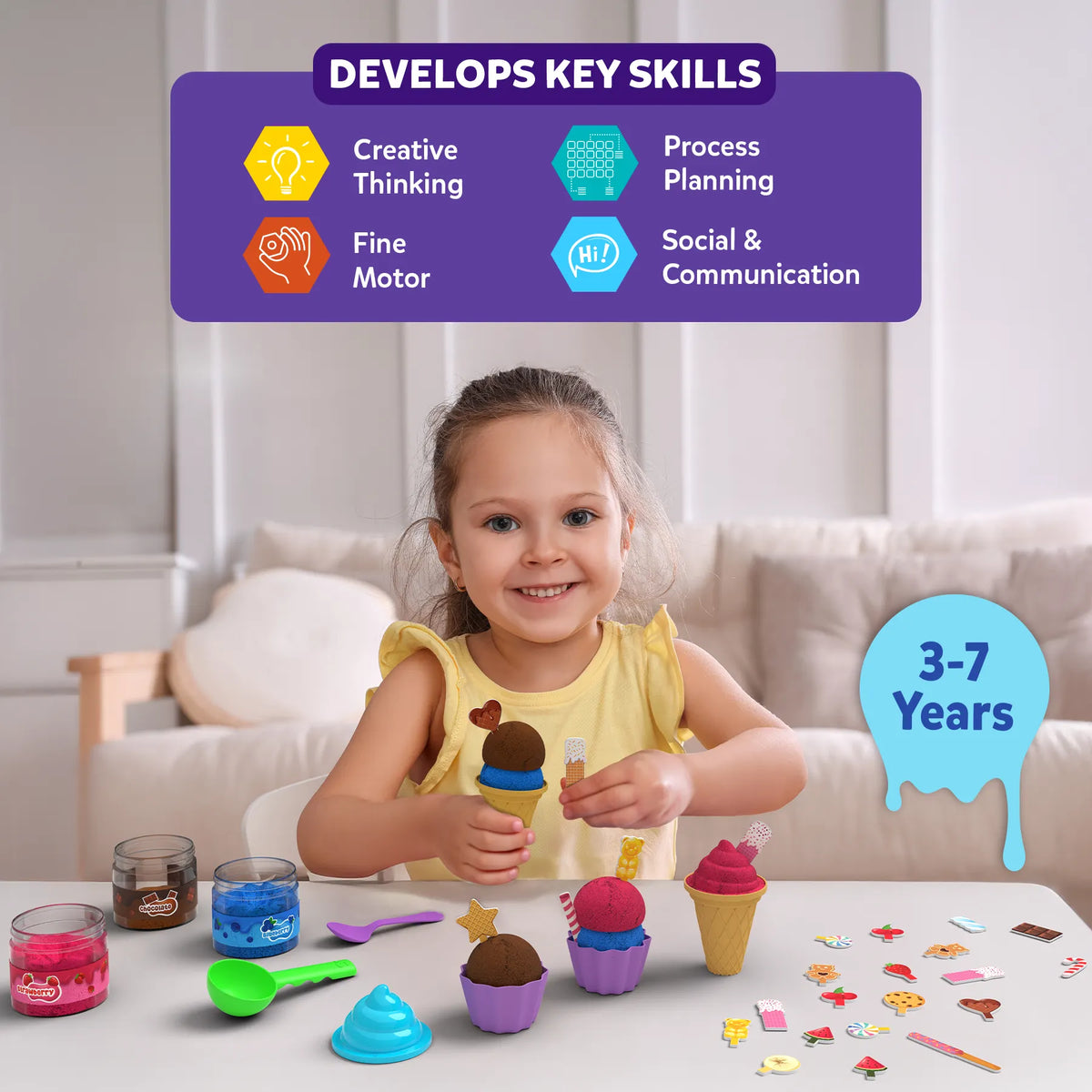 Skillmatics Sandeezy Dreamy Desserts Bundle Ages 3 to 7