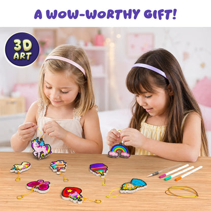 Skillmatics Aqua Puffs Princesses and Unicorns 3D Art Kit