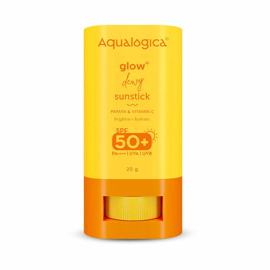 Aqualogica Glow+ Dewy Sunstick with SPF 50+ & PA++++ for Easy Reapplication & No White Cast 20g