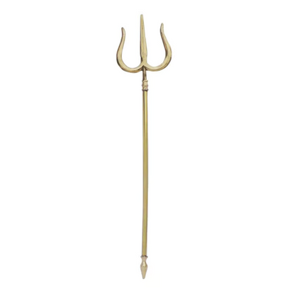Brass Trishul 0.335kg - PUSHMYCART