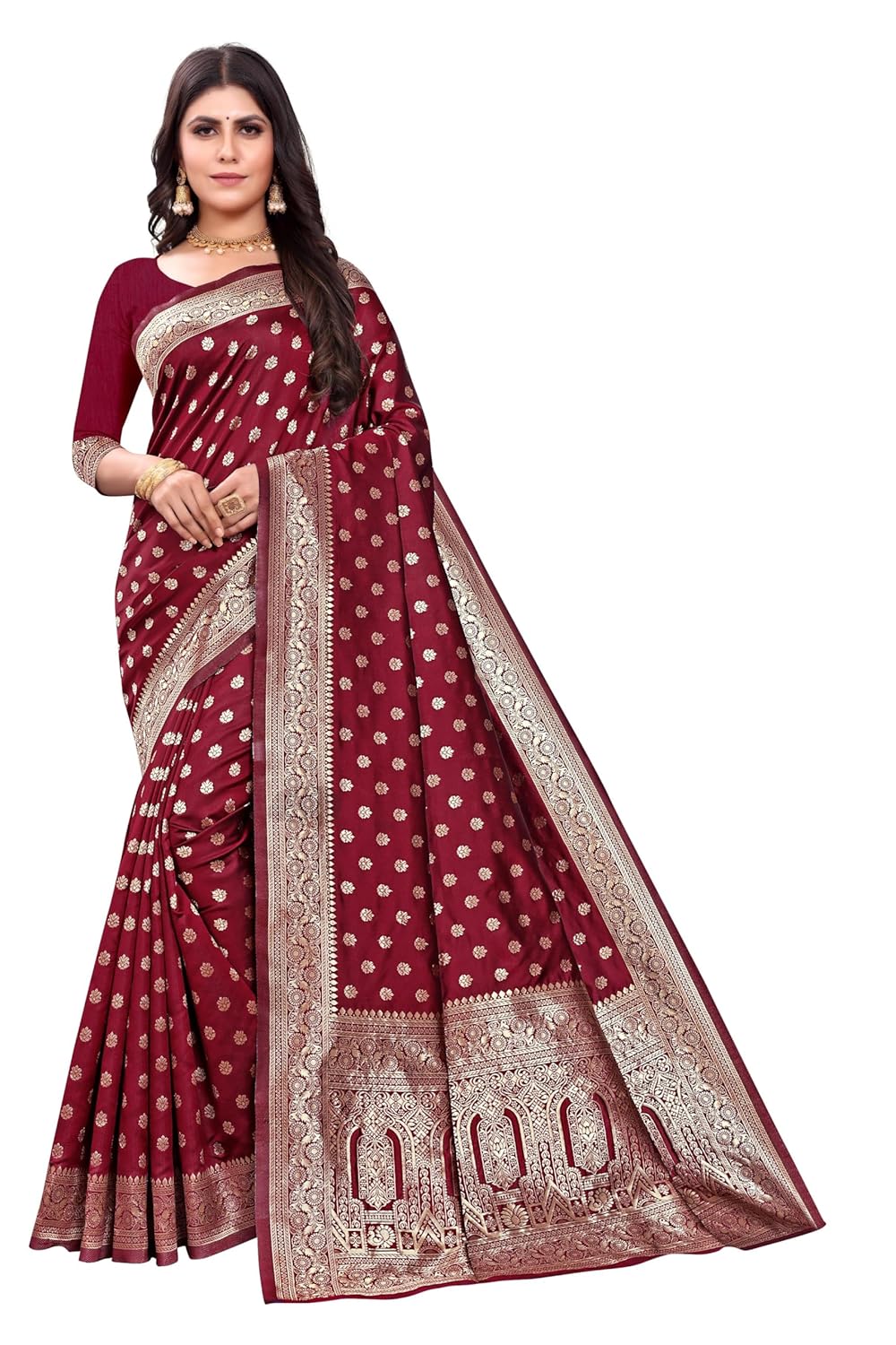 Vasthrlay Classic Ethnic Traditional Saree for festive occasions