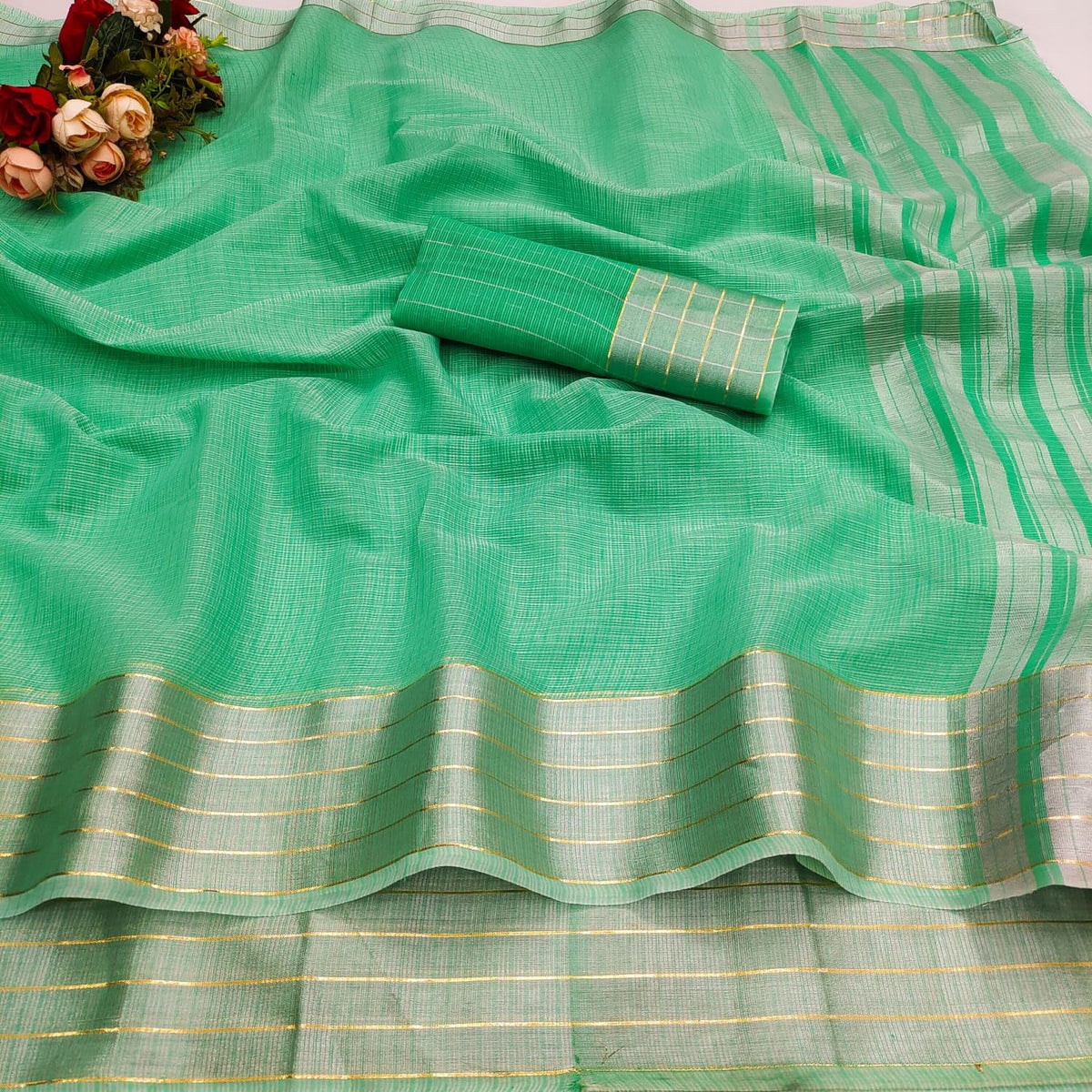 Vasthrlay Classic Traditional Saree with elegant cotton styling