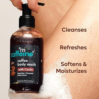 mCaffeine Coffee Body Wash with Cocoa - PUSHMYCART