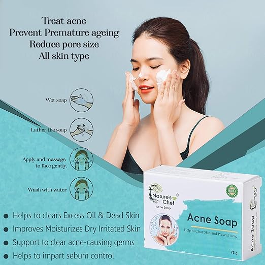 Nature's Chef Acne Soap - PUSHMYCART