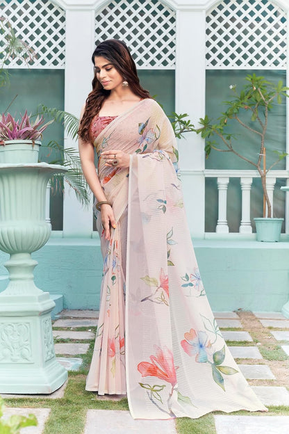 Vasthrlay Georgette Ethnic Wear with traditional design