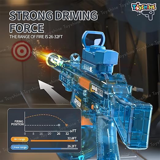 Toyshine Transparent UMP45 Water Gun - PUSHMYCART