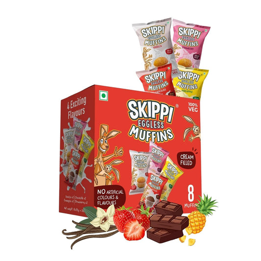 Skippi Eggless Muffins | Assorted Flavours