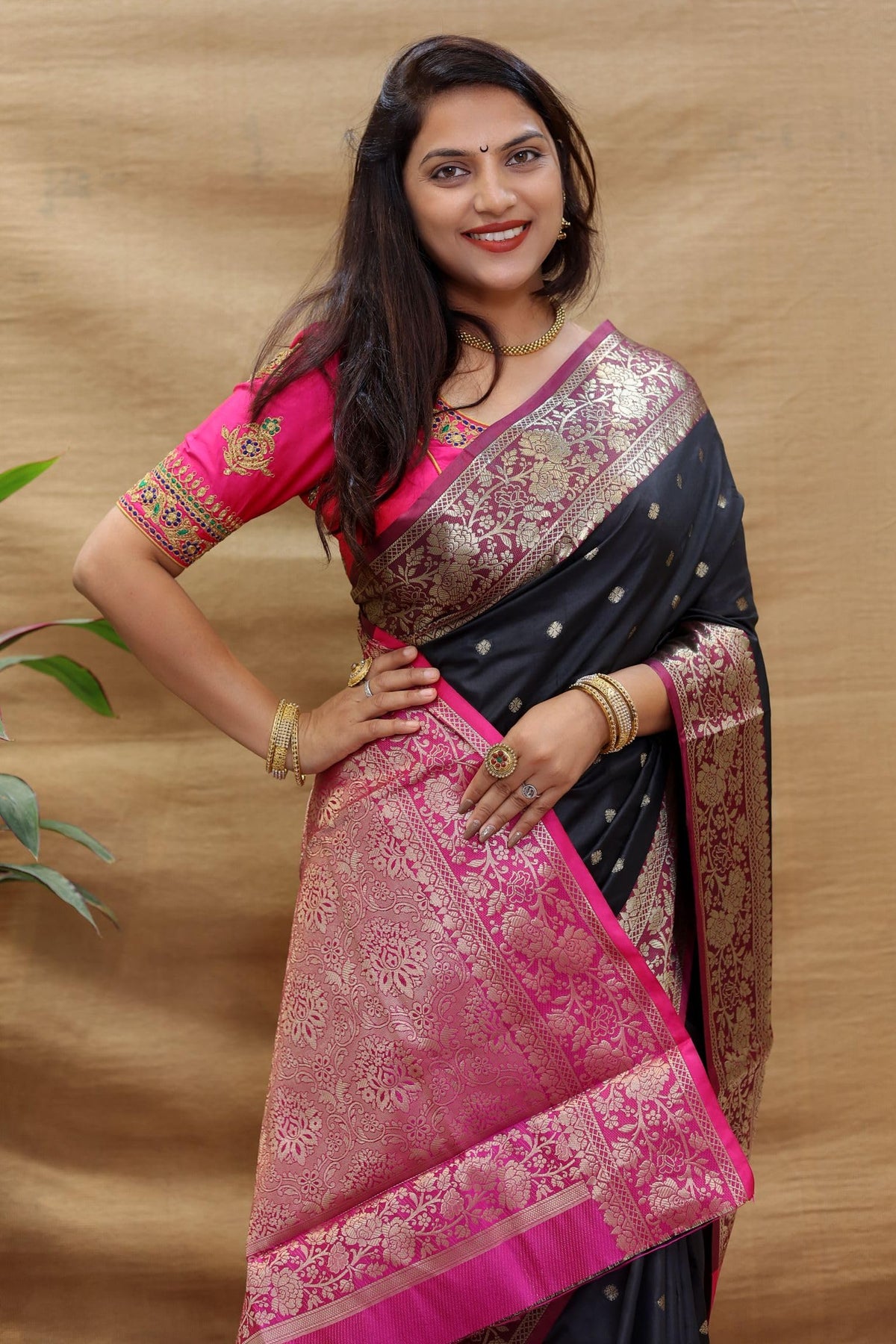 Vasthrlay Classic Traditional Saree for wedding and party wear styling