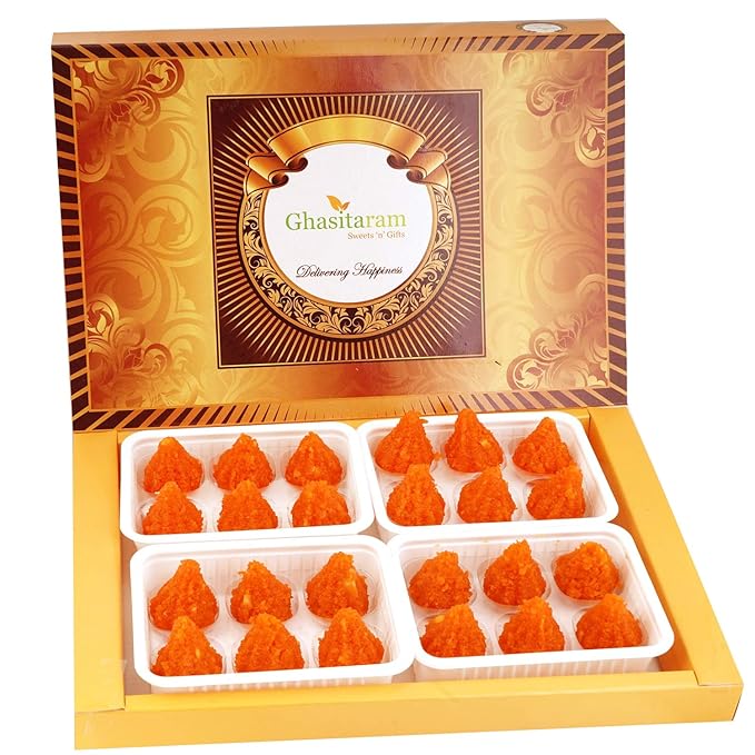 Ghasitaram Motichoor Laddoo Modaks - PUSHMYCART