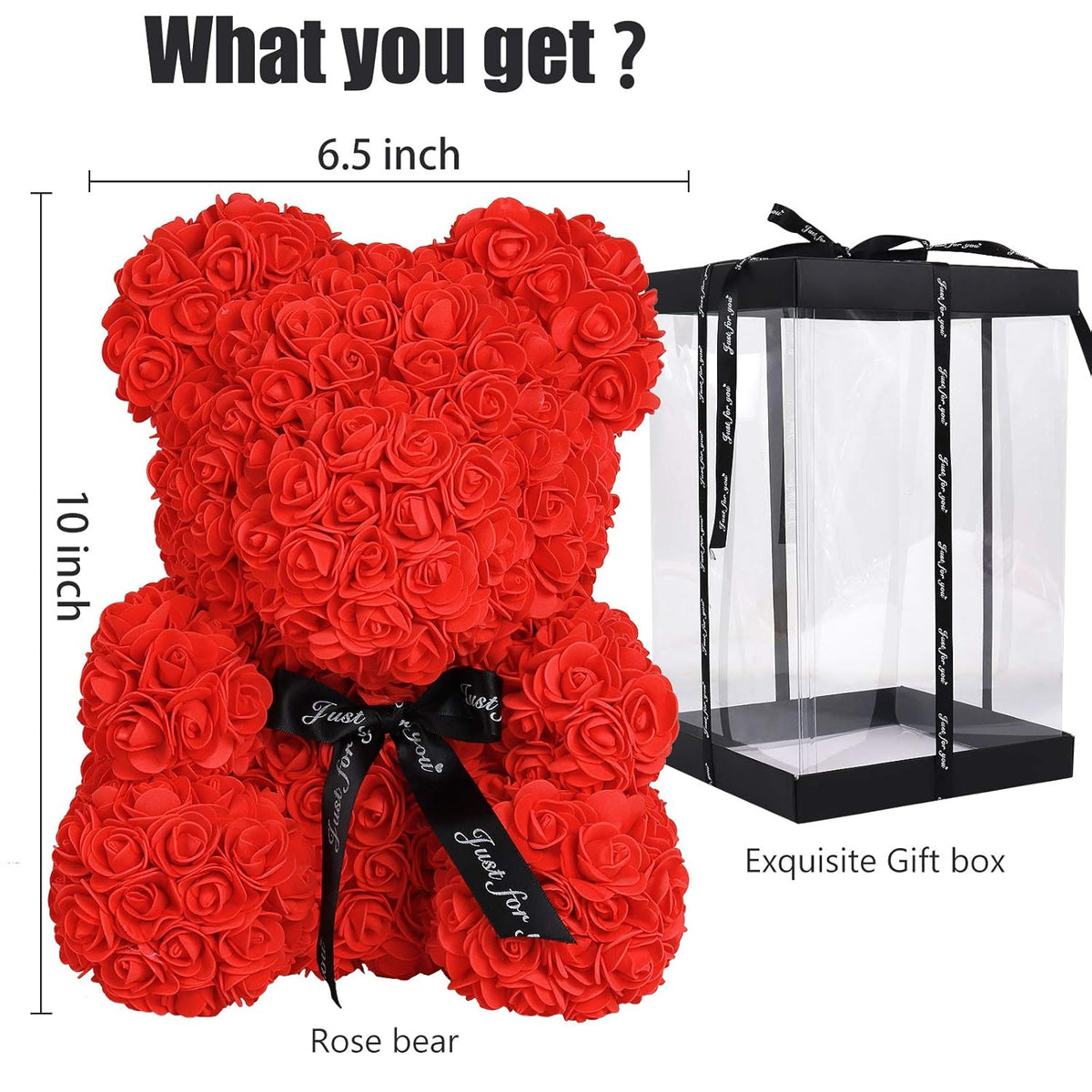 Rose Teddy Bear on Every Flower Bear