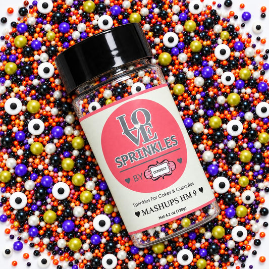 Confect Halloween Edible Sprinkles Mix for Cake Cupcake and Cookie Decoration 120 g Ghostly Affairs