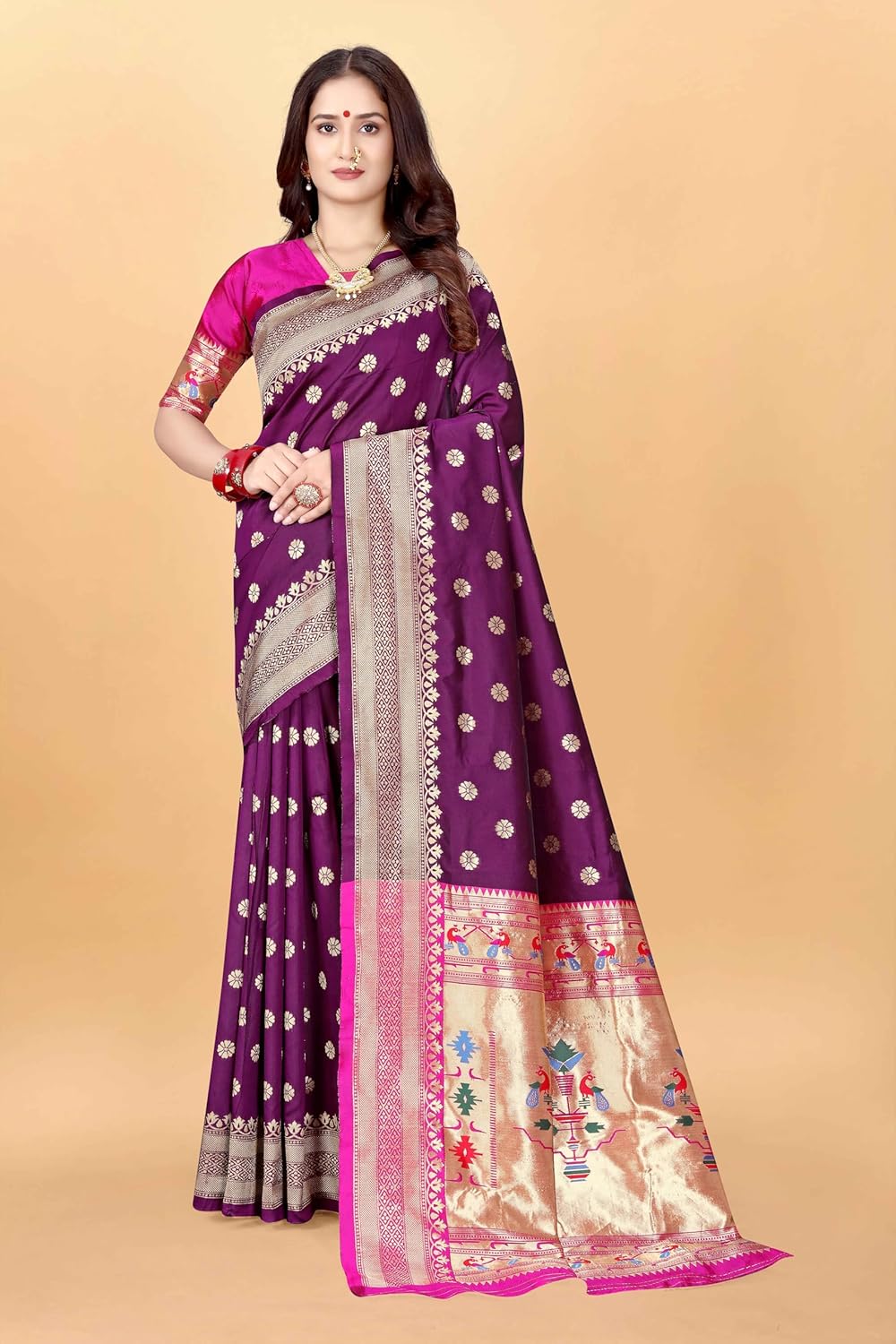 VasthrlayEthnic Classic Saree with refined wedding design