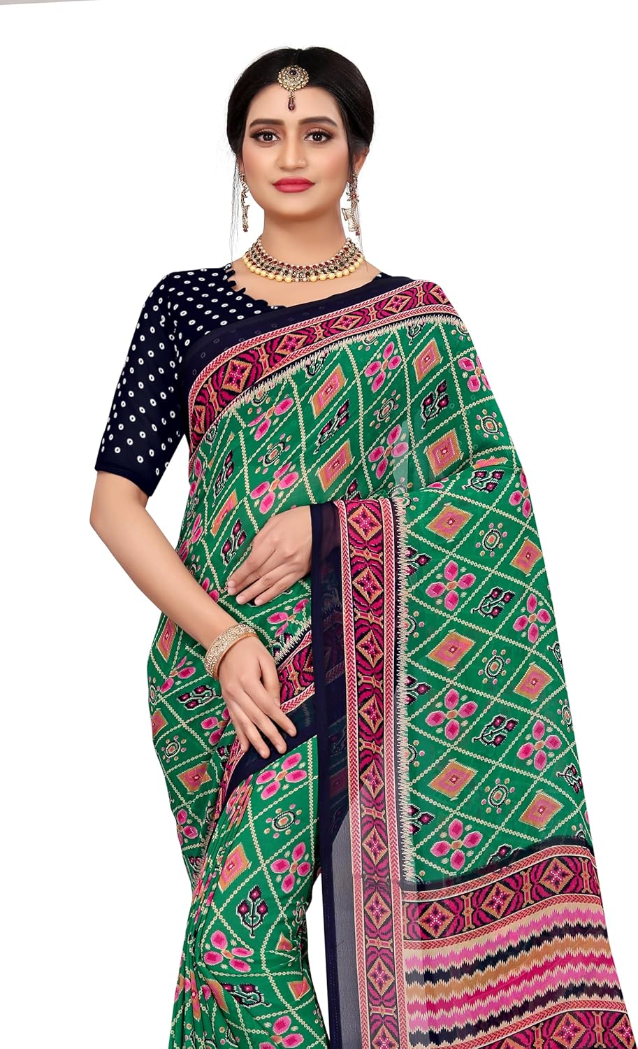 Vasthrlay Classic Georgette Traditional Ethnic Wear for festive occasions