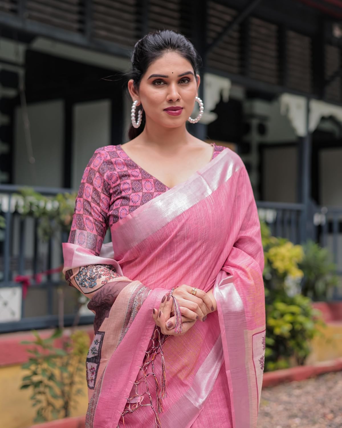 Vasthrlay Classic Traditional Saree for wedding and party wear styling