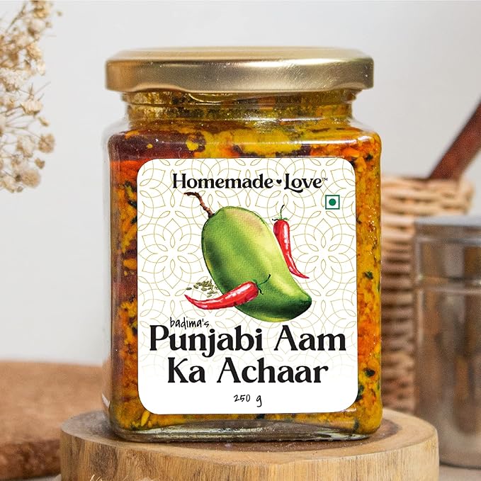 Homemade Love Authentic Punjabi Mango Pickle - PUSHMYCART