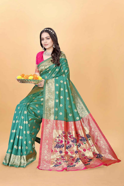 VasthrlayClassic Saree with elegant ethnic wedding styling