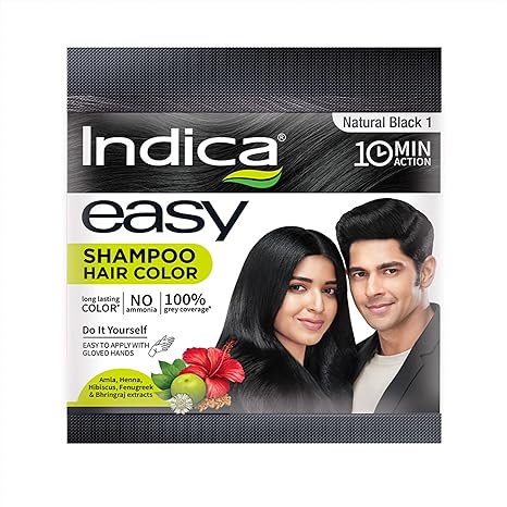 Indica Easy 10 Minutes Hair Color Shampoo - PUSHMYCART