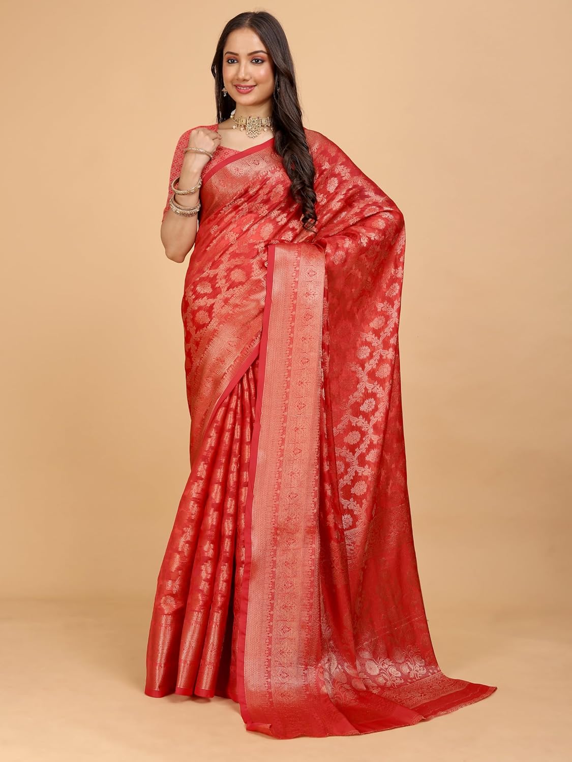 Vasthrlay Classic Ethnic Wear with elegant organza styling