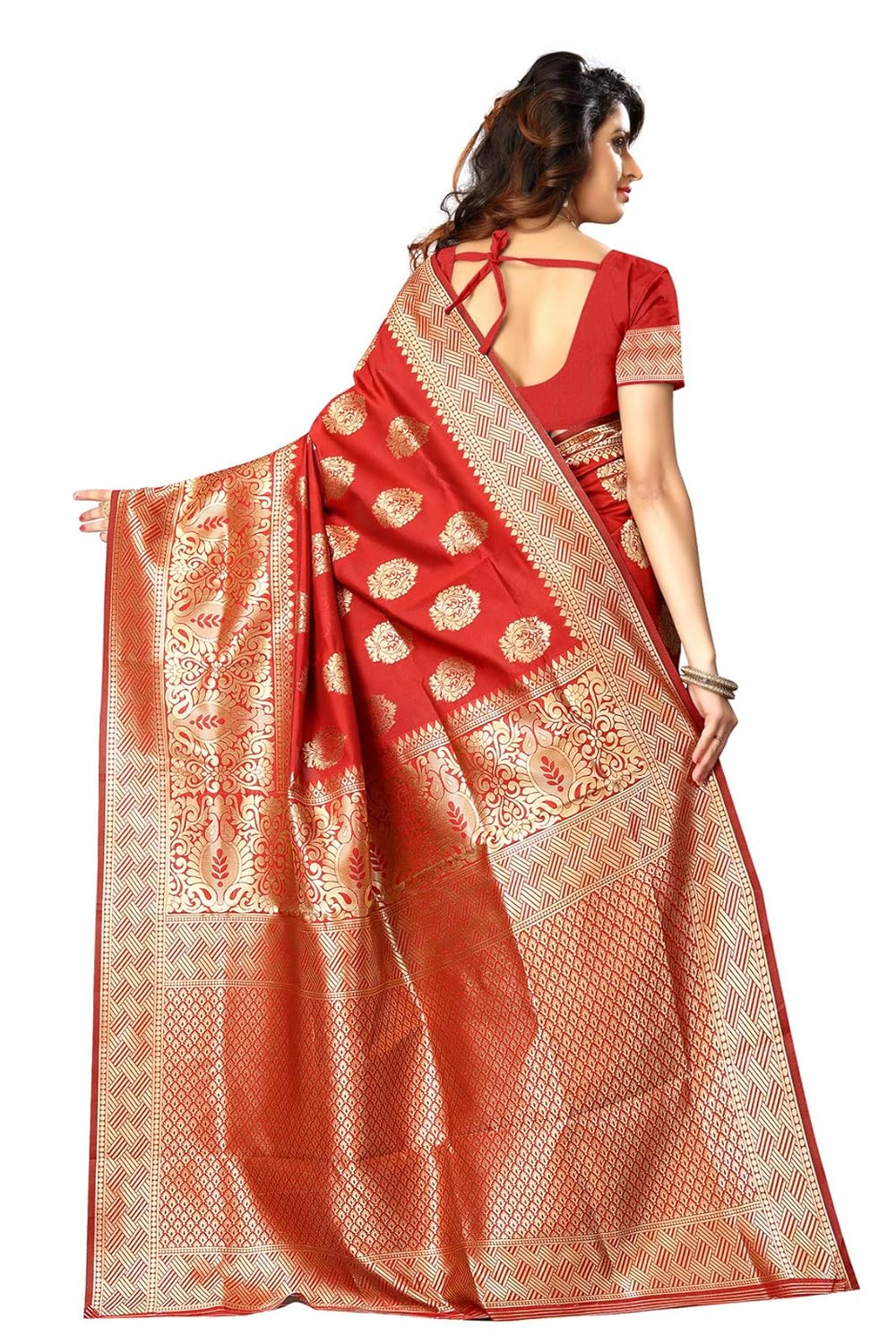 VasthrlayEthnic Royal Blue Saree with refined traditional design