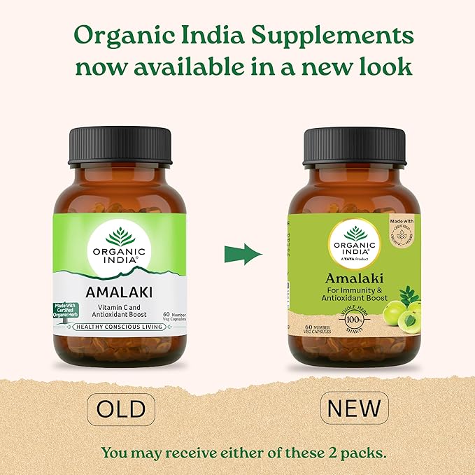 Organic India Amalaki - 60 Veg Capsules