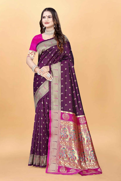 VasthrlayClassic Traditional Saree for wedding and party wear styling