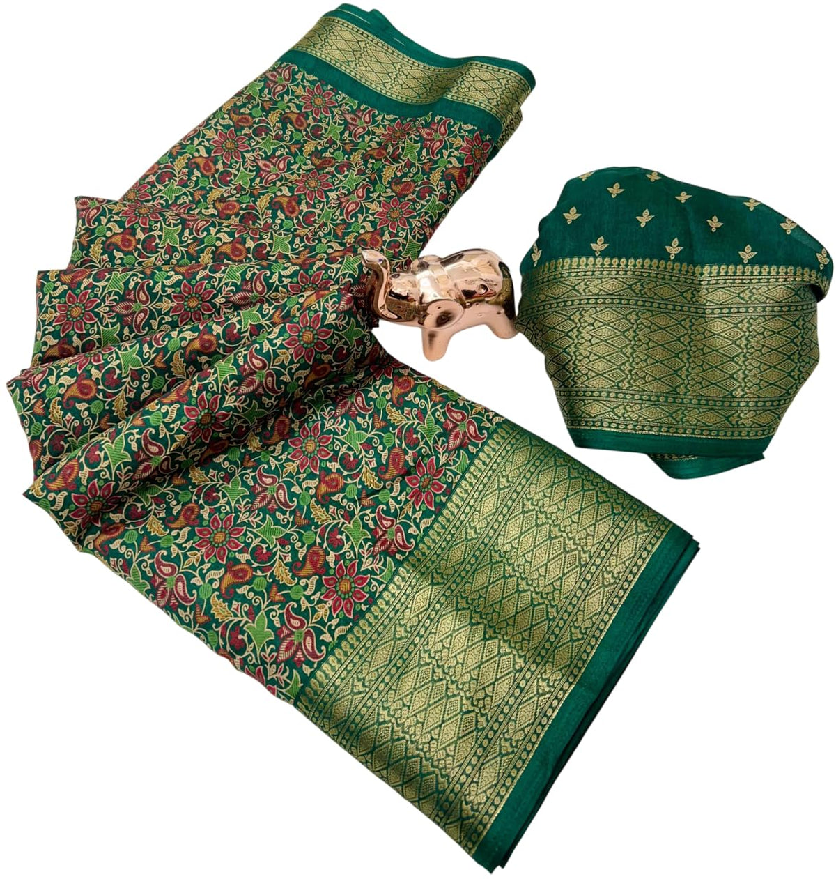 Vasthrlay Classic Silk Designer Saree for festive ethnic occasions