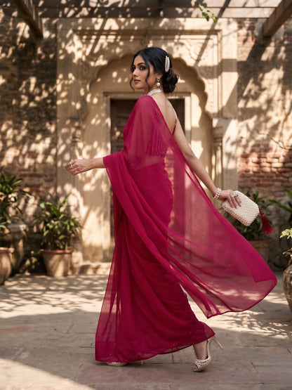Vasthrlay Ethnic Classic Saree with decorative traditional design