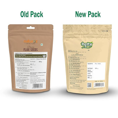 Naturoz Brown Flax Seeds - PUSHMYCART