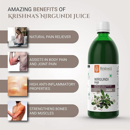 Krishna'S Herbal & Ayurveda Nirgundi Juice 