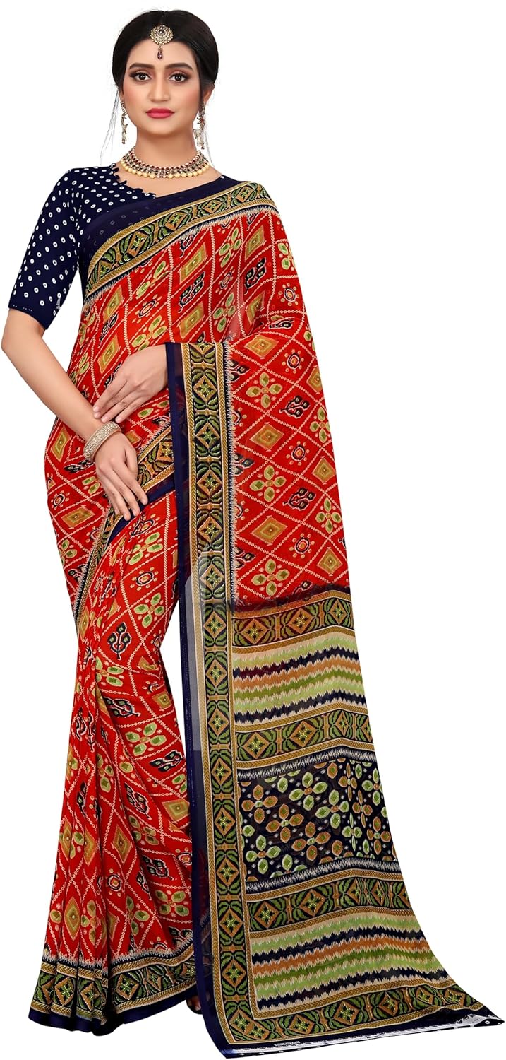 Vasthrlay Classic Georgette Traditional Ethnic Wear for festive occasions
