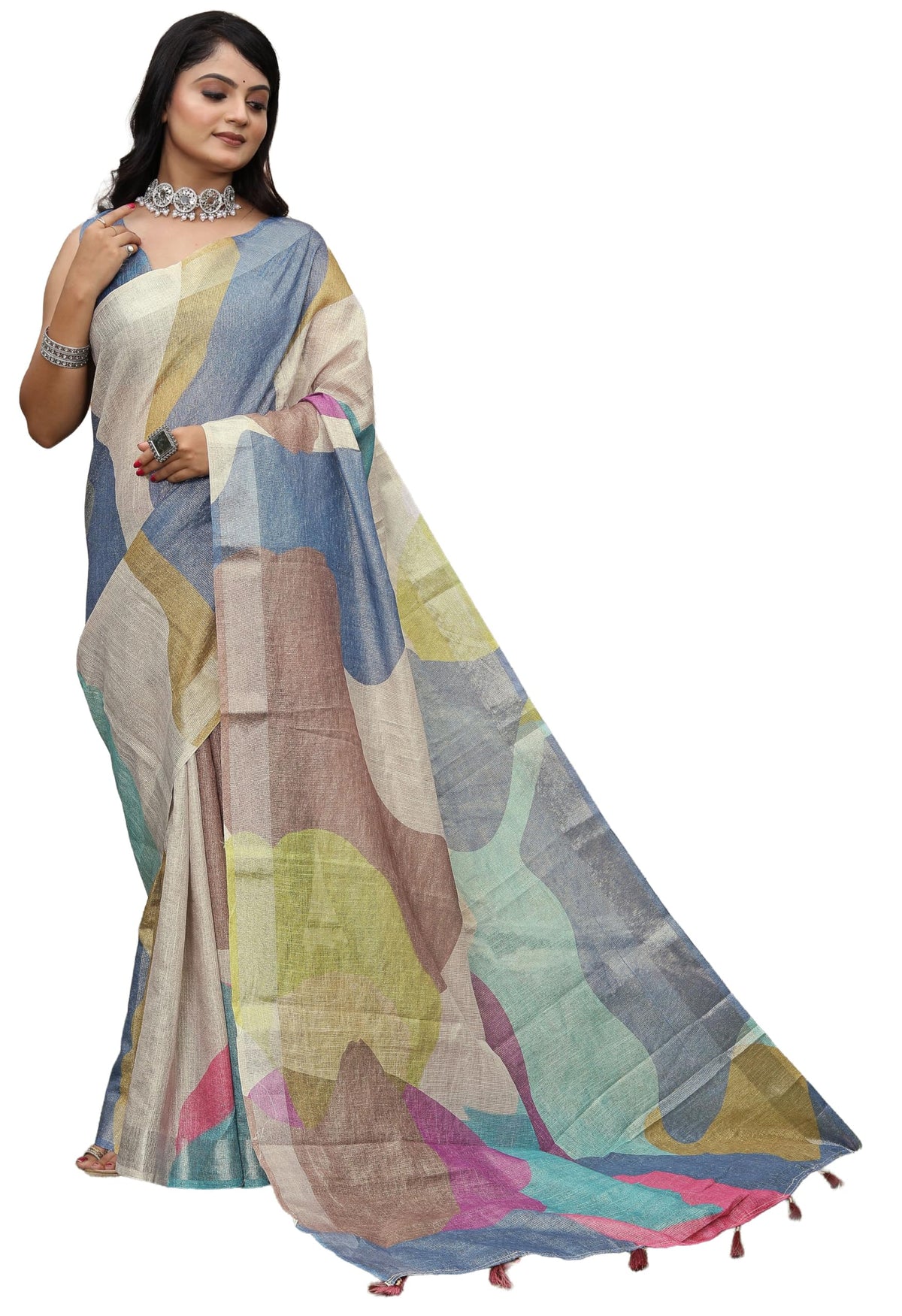 Vasthrlay Classic Handloom Traditional Saree for festive ethnic occasions