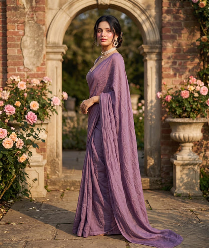 Vasthrlay Ethnic Classic Saree with decorative traditional design